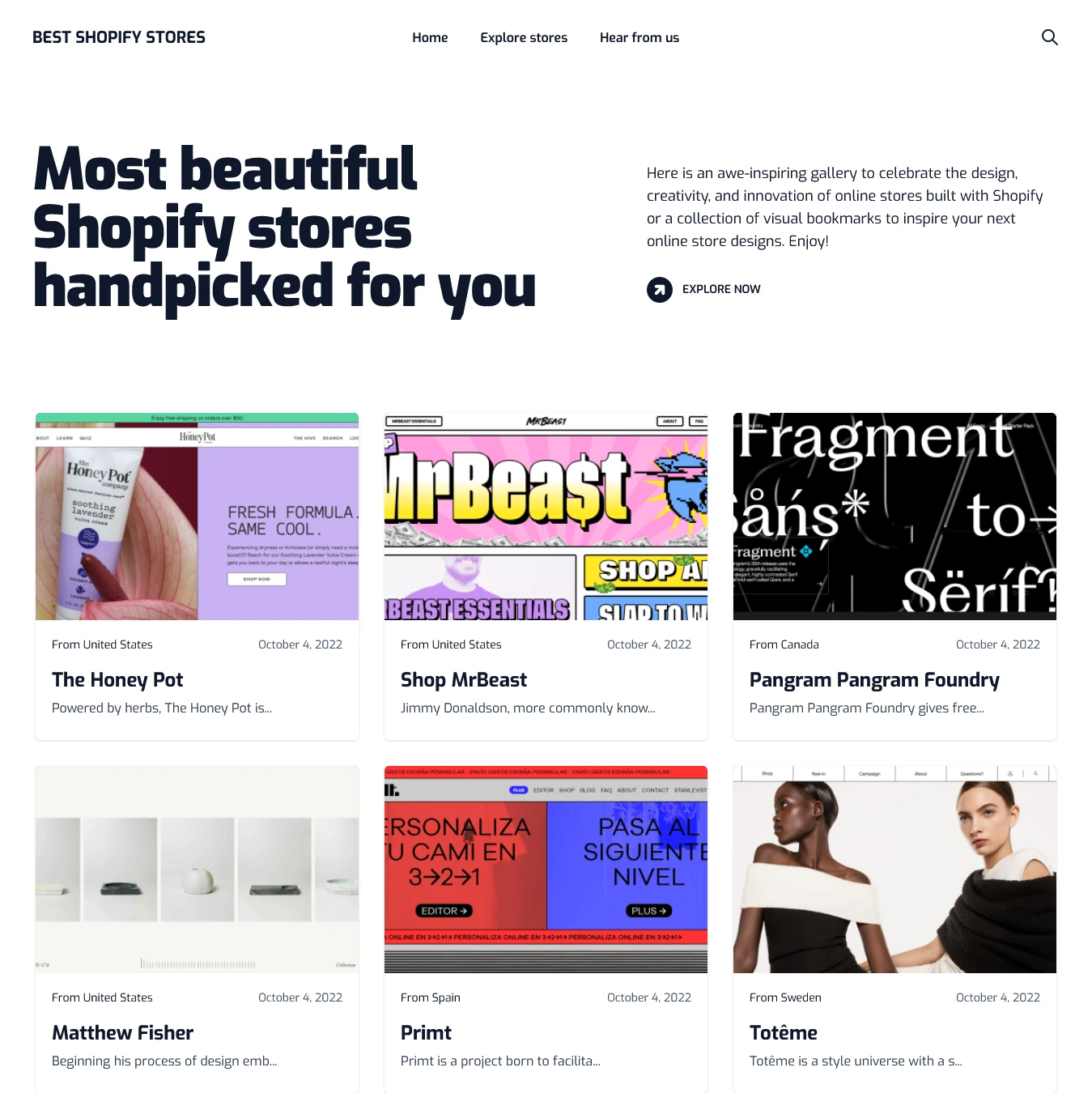 Best Shopify Stores